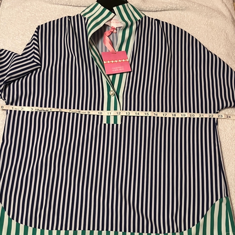 Tuckernuck x Atlantic Pacific striped tunic top - Picture 8 of 9